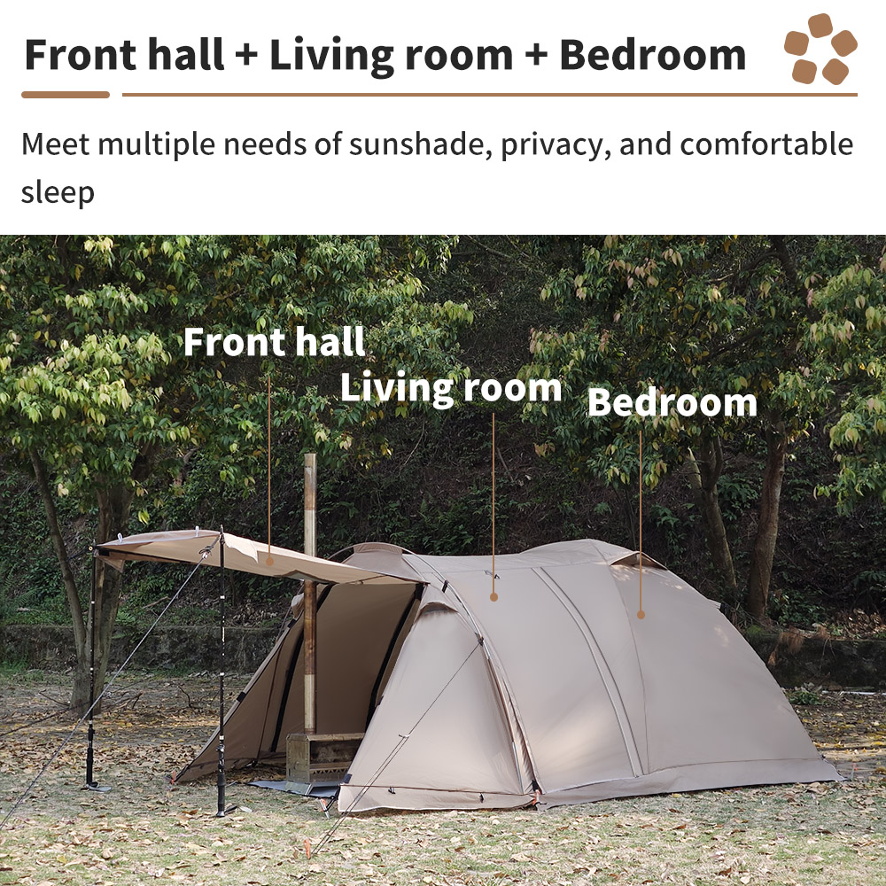 防火ホットテント 2人用防水拡張ドームテント、ストーブジャッ - Grow Tent 4X4 のレビューと価格