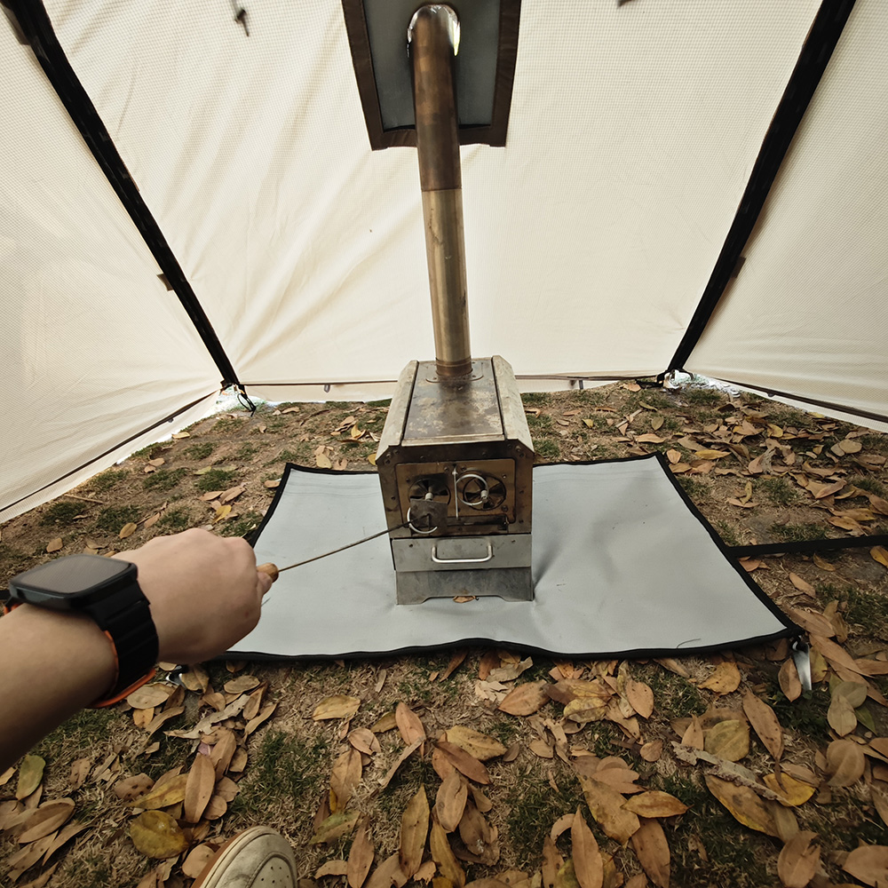 防火ホットテント 2人用防水拡張ドームテント、ストーブジャッ - Grow Tent 4X4 のレビューと価格