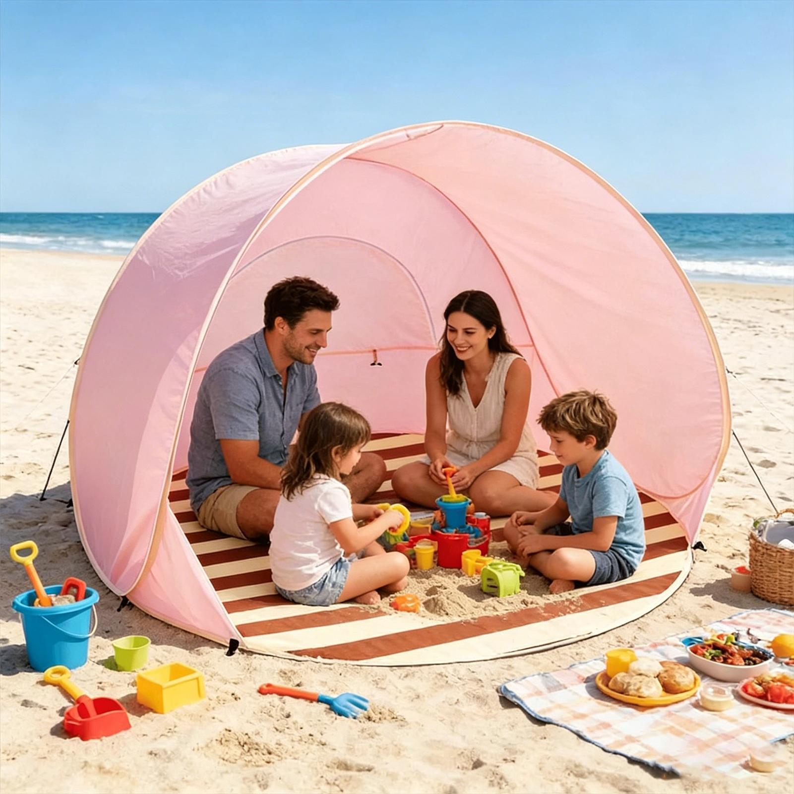 ビーチテント ポータブル 軽量 簡単設置テント ビーチキャノ - Grow Tent 4X4 のレビューと価格