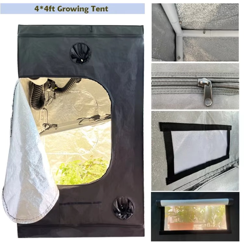 4x4栽培テントコンプリートキット 480W LM301H  - Grow Tent 4X4 のレビューと価格