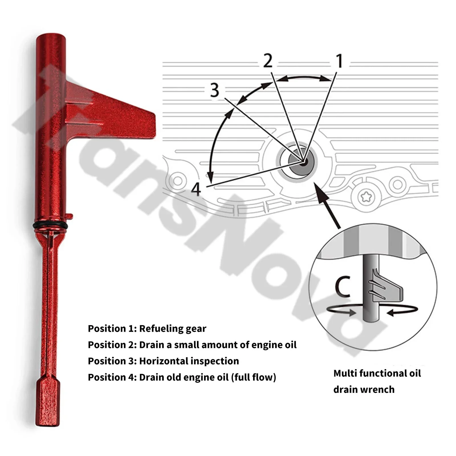TransNova 725.0 トランスミッションオイルフィ - Drain Filler Kit のレビューと価格